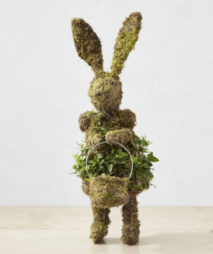 the best Alice in Wonderland Party Decorations - fake topiary rabbit