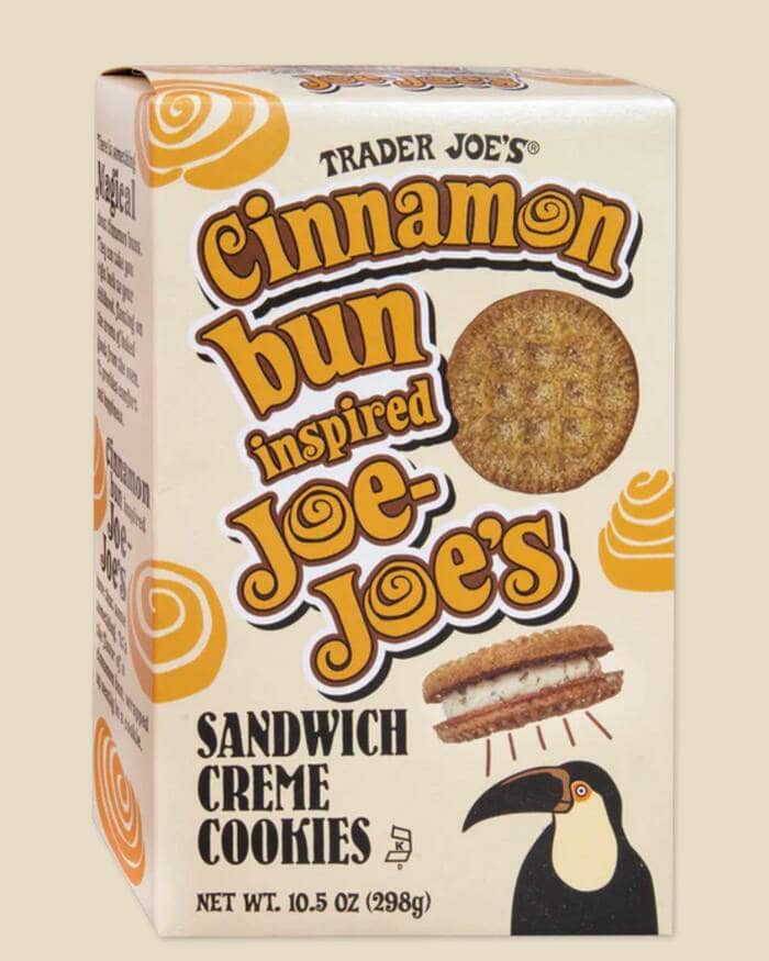 Trader Joe's New Products February 2024 - Cinnamon Bun Inspired Joe-Joe’s