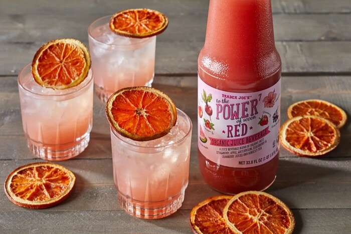 Trader Joe's New Products February 2024 - The Power of Seven Red Organic Juice Beverage