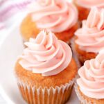 Valentine's Cupcakes - Pink Champagne Cupcakes