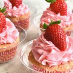 Valentine's Cupcakes - Strawberry Coconut Cupcakes