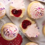Valentine's Cupcakes - Surprise Heart Cupcakes