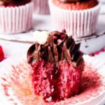 Valentine's Cupcakes - Chocolate Raspberry Cupcakes