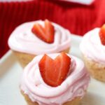 Valentine's Cupcakes - Gluten-Free Strawberry Cupcakes