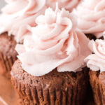 Valentine's Cupcakes - Chocolate Cherry Cupcakes