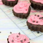 Valentine's Cupcakes - Vegan Chocolate Heart-Shaped Cupcakes