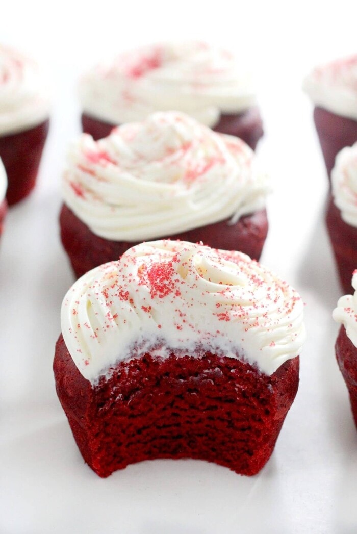 Valentine's Cupcakes - Gluten-Free Red Velvet Cupcakes