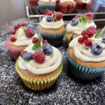 Valentine's Cupcakes - Berries and Cream Cupcakes
