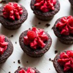 Valentine's Cupcakes - Gluten-free Chocolate Cupcakes with Raspberry Buttercream Frosting
