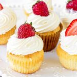 Valentine's Cupcakes - Strawberry Shortcake Cupcakes