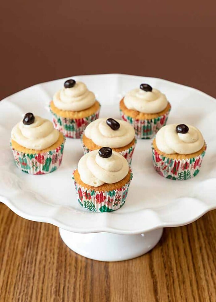 Valentine's Cupcakes - White Chocolate Baileys Cupcakes