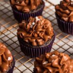 Valentine's Cupcakes - Salted Chocolate Stout Cupcakes