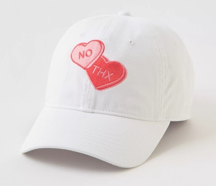 Valentine's Day Costume Ideas - Candy Heart Baseball Hat
