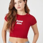 Valentine's Day Costume Ideas - Dump Him Graphic Baby Tee