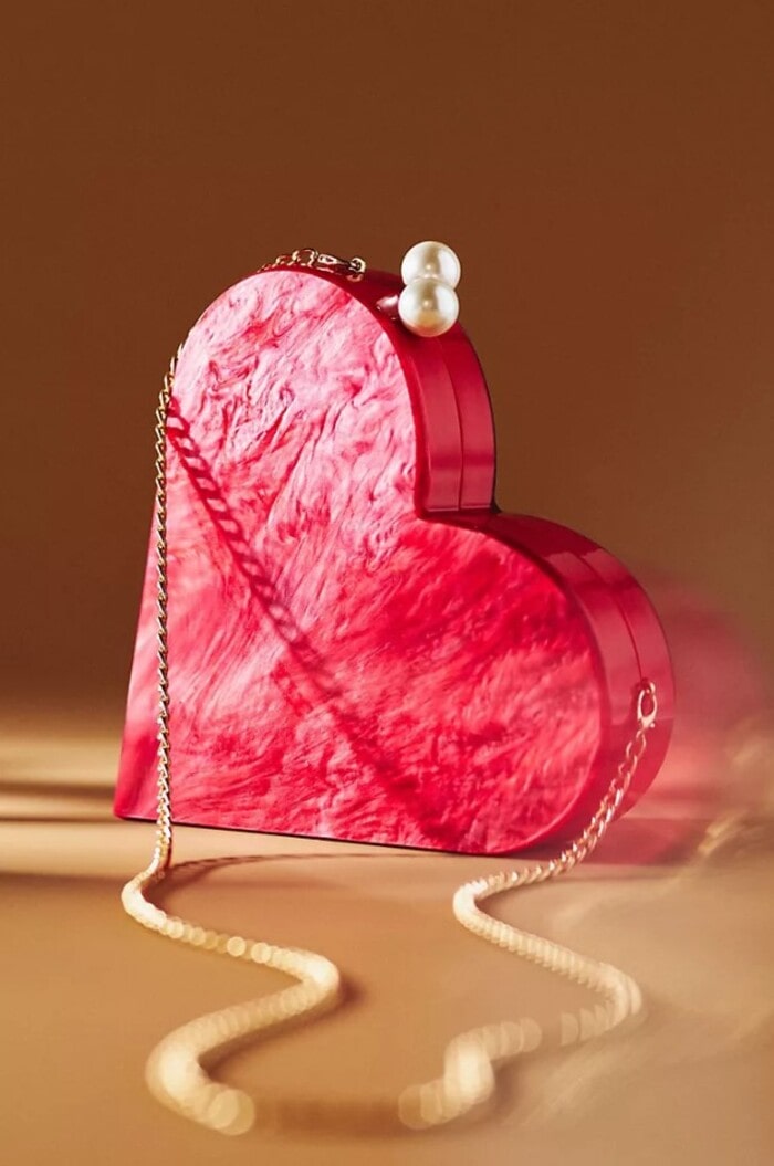 Valentine's Day Costume Ideas - Acrylic Heart Bag