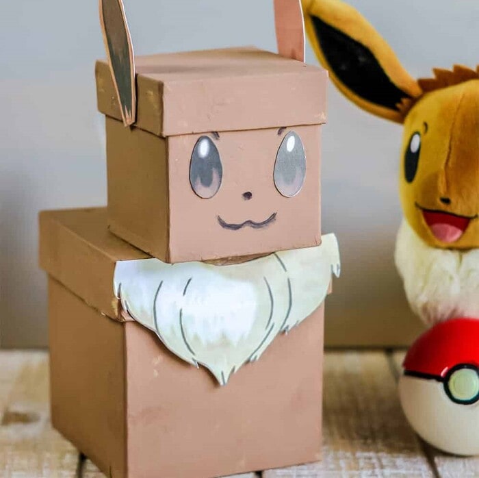 Valentine's Day Mail Box Ideas - Eevee Pokemon Box