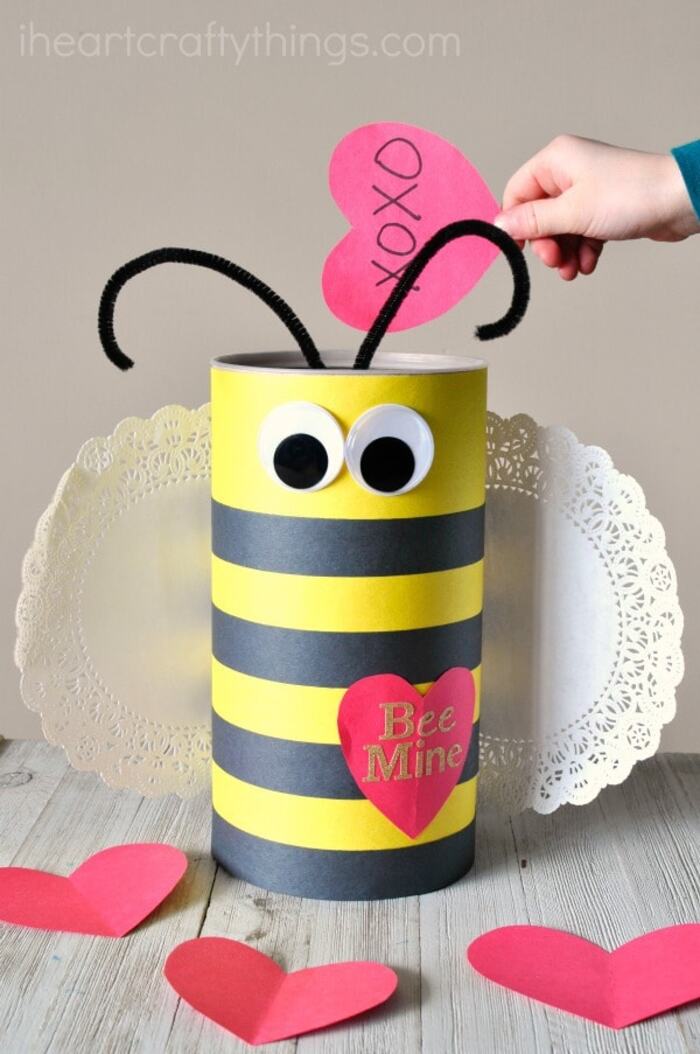Valentine's Day Mail Box Ideas - Bumble Bee