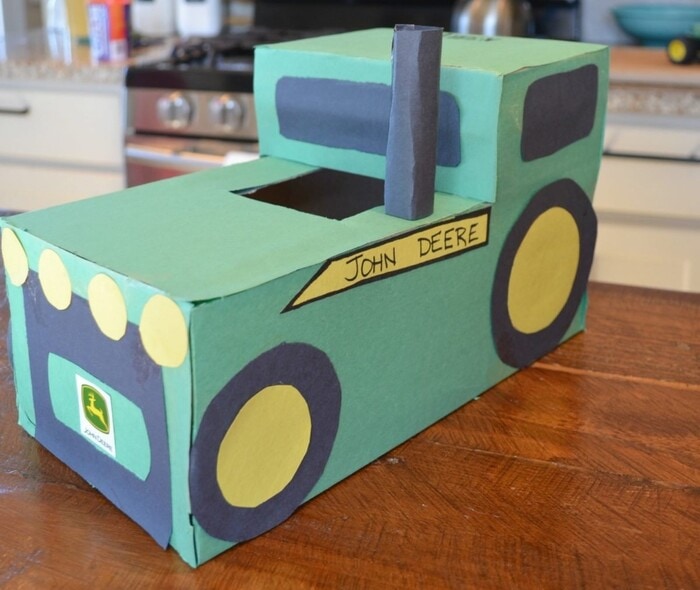 Valentine's Day Mail Box Ideas - Tractor