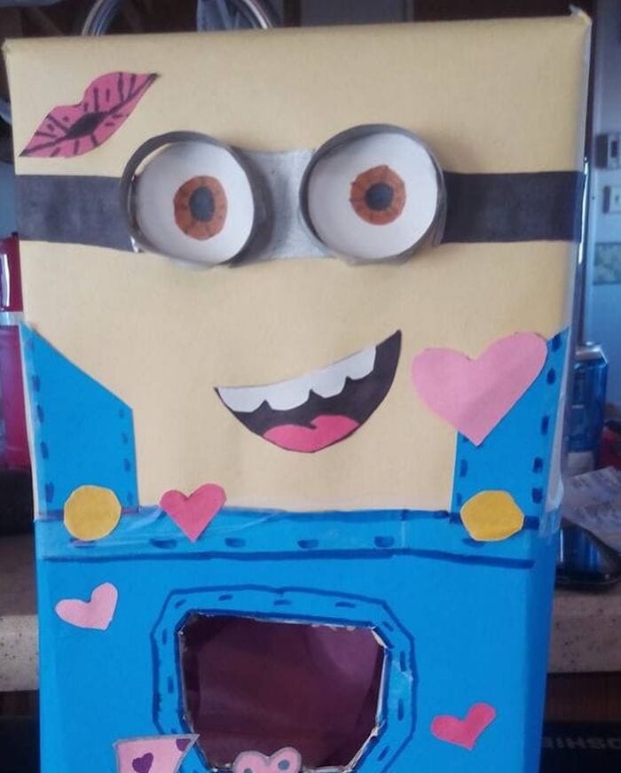 Valentine's Day Mail Box Ideas - Minion