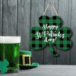 Best St. Patrick’s Day Decorations on Amazon - SCYPRUTH Happy St. Patrick’s Day Wooden Sign