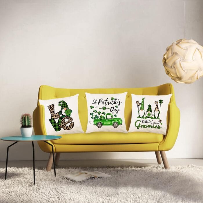 Best St. Patrick’s Day Decorations on Amazon - ODAPTO St. Patrick’s Day Pillow Covers