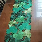 Best St. Patrick’s Day Decorations on Amazon - Embroidered Cutouts Shamrock Table Runner