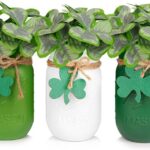 Best St. Patrick’s Day Decorations on Amazon - Shamrock Mason Jars