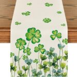 Best St. Patrick’s Day Decorations on Amazon - Artoid Mode Shamrock St. Patrick’s Day Table Runner