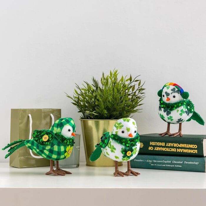 Best St. Patrick’s Day Decorations on Amazon - St. Patrick’s Day Plush Birds