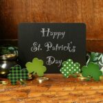 Best St. Patrick’s Day Decorations on Amazon - Shamrock Wooden Table Centerpieces