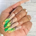 Green Nail Designs - 90s Press On Nails