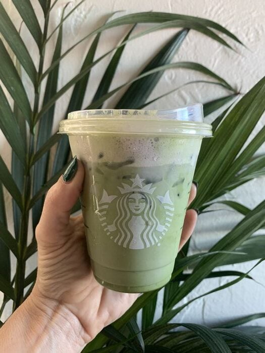 Starbucks Spring Menu 2024 - Lavender Oatmilk Matcha