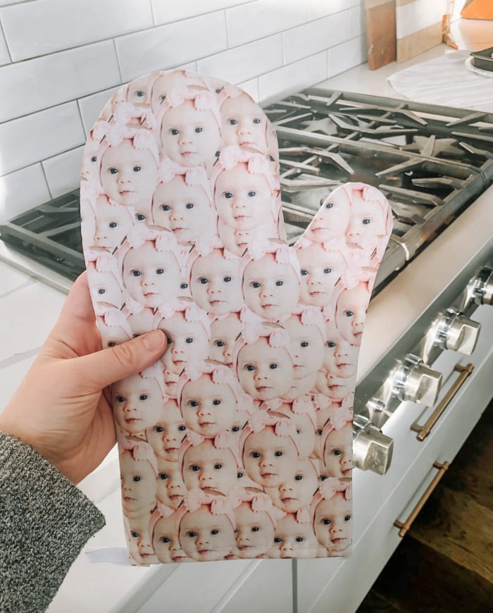 father's day food gifts - custom oven mitt